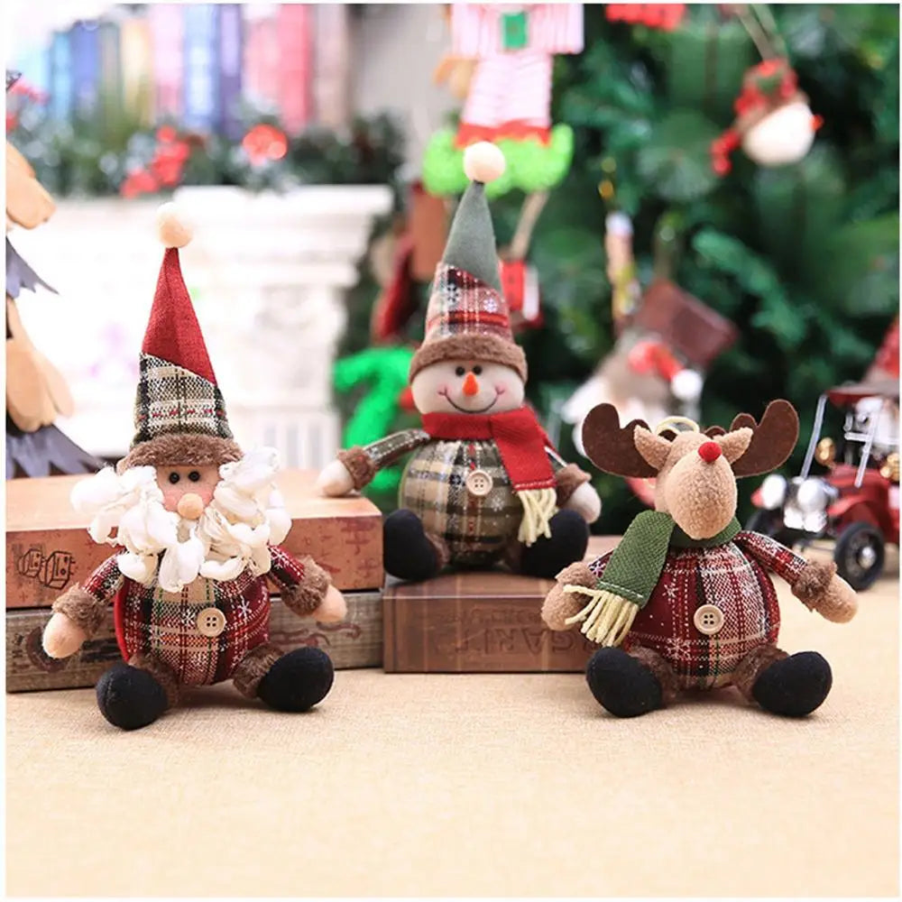 Christmas Doll Ornaments Merry Christmas Decorations For Home 2024 Xmas Decor Gifts Navidad Natal Noel New Year Decor 2025 Gifts