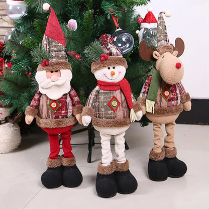 Christmas Doll Ornaments Merry Christmas Decorations For Home 2024 Xmas Decor Gifts Navidad Natal Noel New Year Decor 2025 Gifts