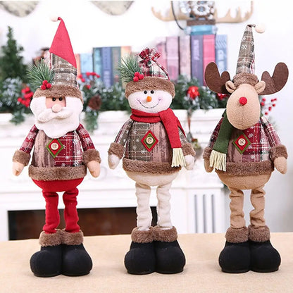 Christmas Doll Ornaments Merry Christmas Decorations For Home 2024 Xmas Decor Gifts Navidad Natal Noel New Year Decor 2025 Gifts