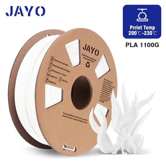 JAYO PLA/PETG/ABS/SILK/PLA Meta Filament – 1 Rolle (1,1Kg) 3D-Drucker Filament 1,75 mm