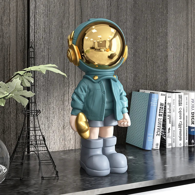 ARTLOVIN-Creative Resin Cartoon Astronaut Statues,Home Decoration Figurine,Desktop Decor Sculpture,Nordic Indoor Ornaments,Gifts